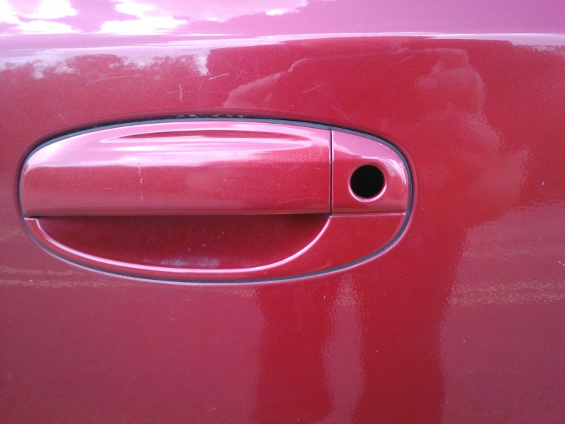 Someone broke my door handle lock cover