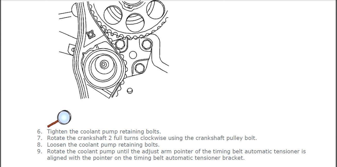 chevy aveo timing belt tensioner