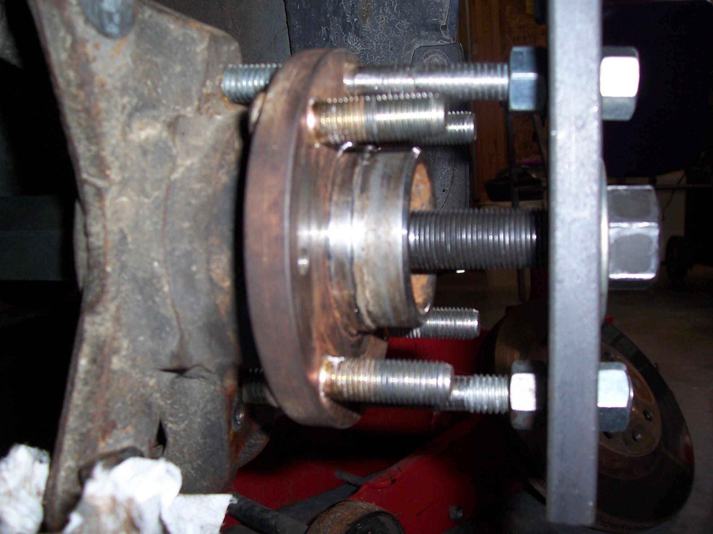 Front wheel store bearing replacement