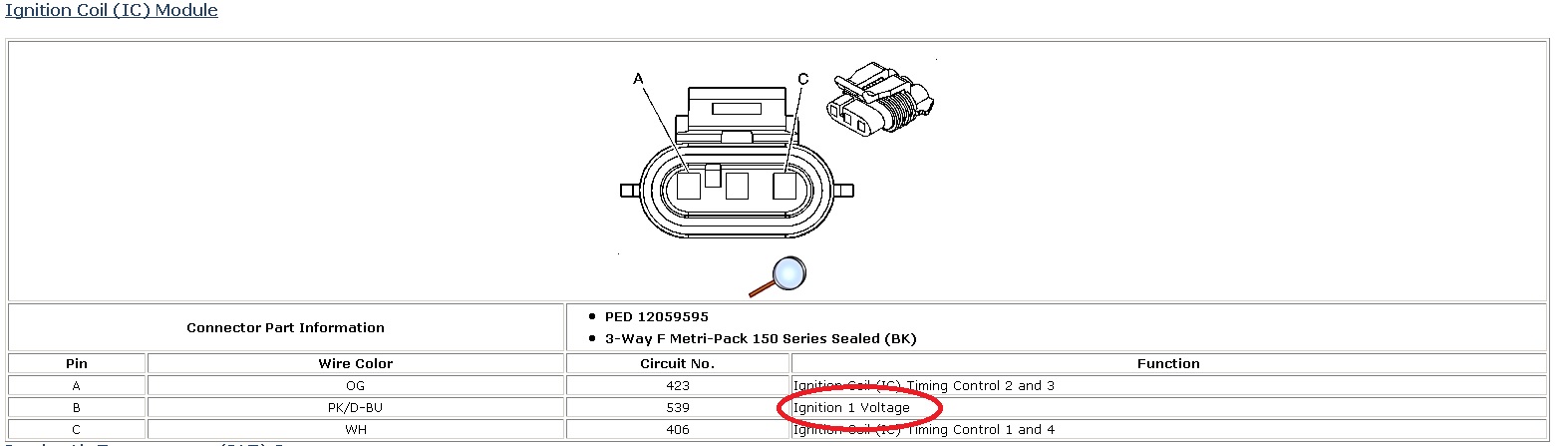 Coil Pack Ignition Coil Diagram