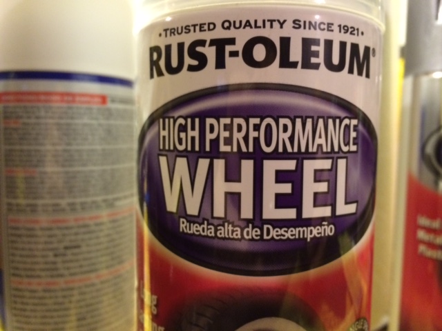 Rustoleum wheel 2025 paint steel